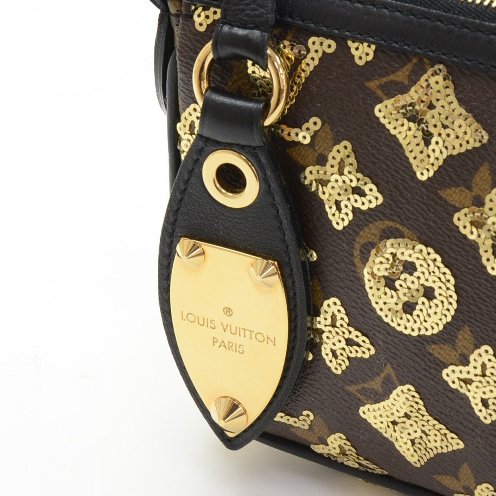 Louis Vuitton Black Monogram Coated Canvas Game on Félicie Pochette Gold Hardware, 2020 (Very Good), Womens Handbag