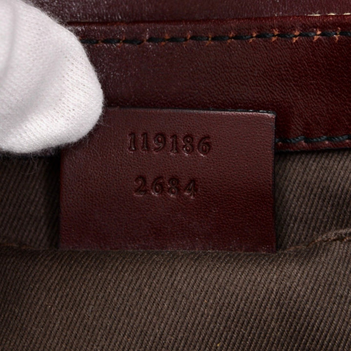 monogram canvas horsebit clutch bag