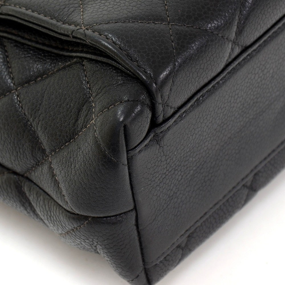 caviar leather tote bag