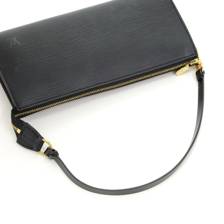 epi leather pochette accessoires evening bag