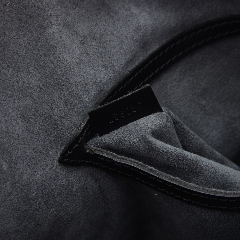 alma pm black epi leather with shoulder strap