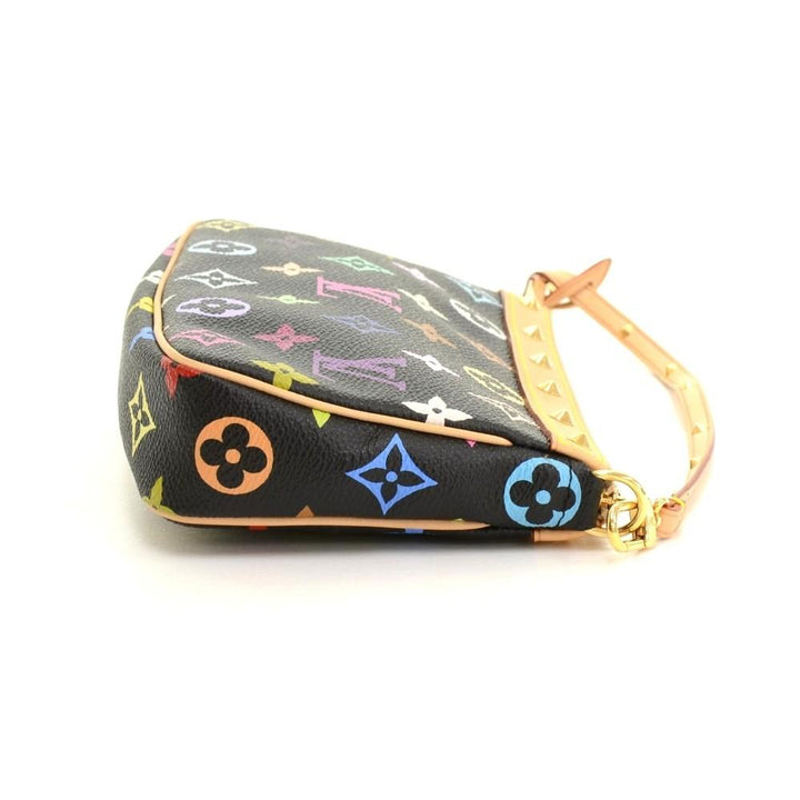 pochette accessoires multicoloured monogram canvas evening bag