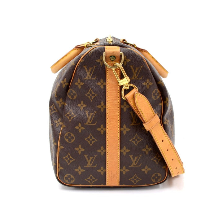 monogram canvas keepall 45 bandouliere duffle bag with strap