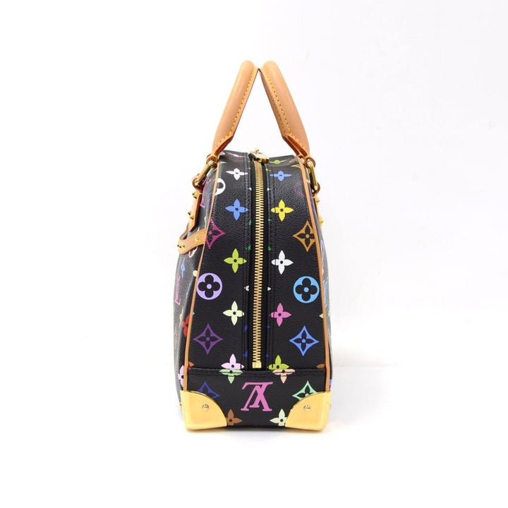 multicoloured monogram canvas trouville handbag