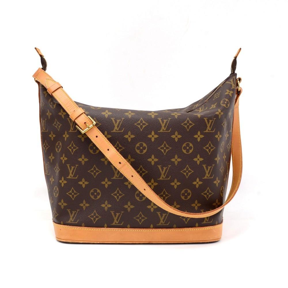 amfar monogram canvas shoulder bag