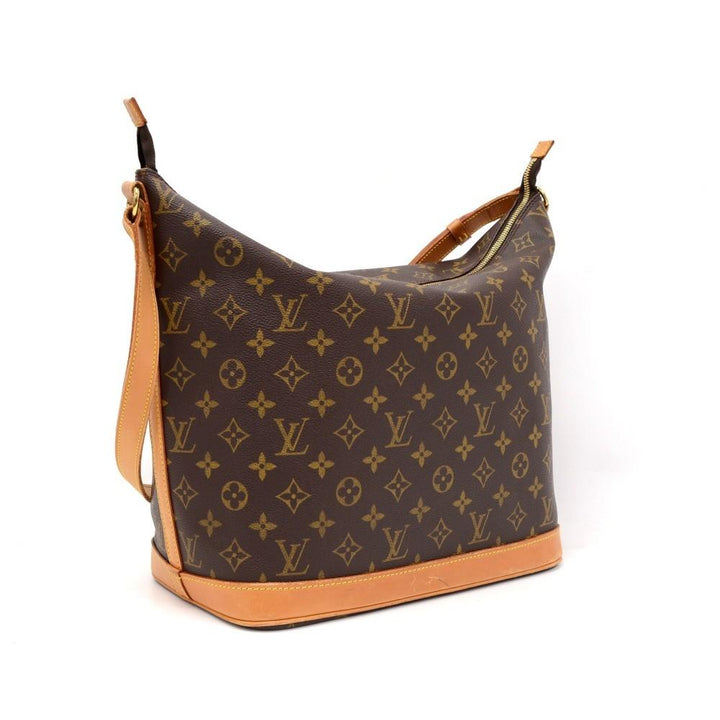 amfar monogram canvas shoulder bag