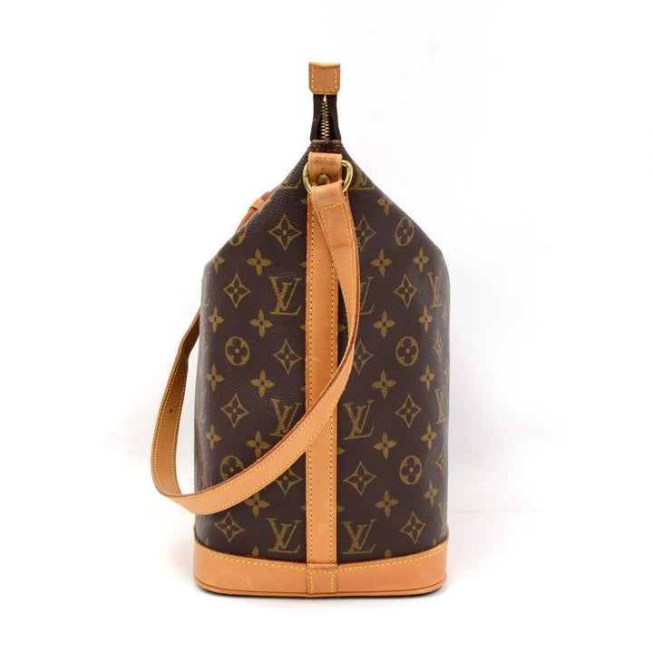amfar monogram canvas shoulder bag