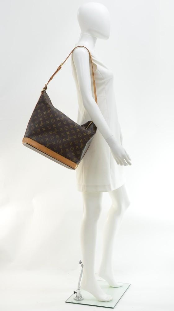 amfar monogram canvas shoulder bag