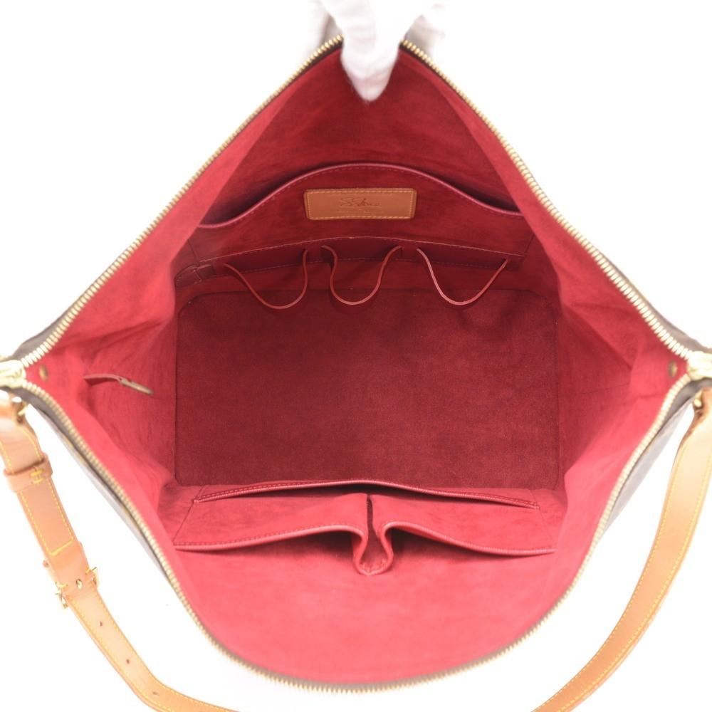 amfar monogram canvas shoulder bag