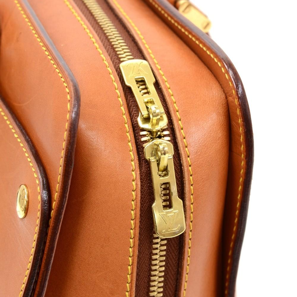 negev pm nomade leather briefcase bag