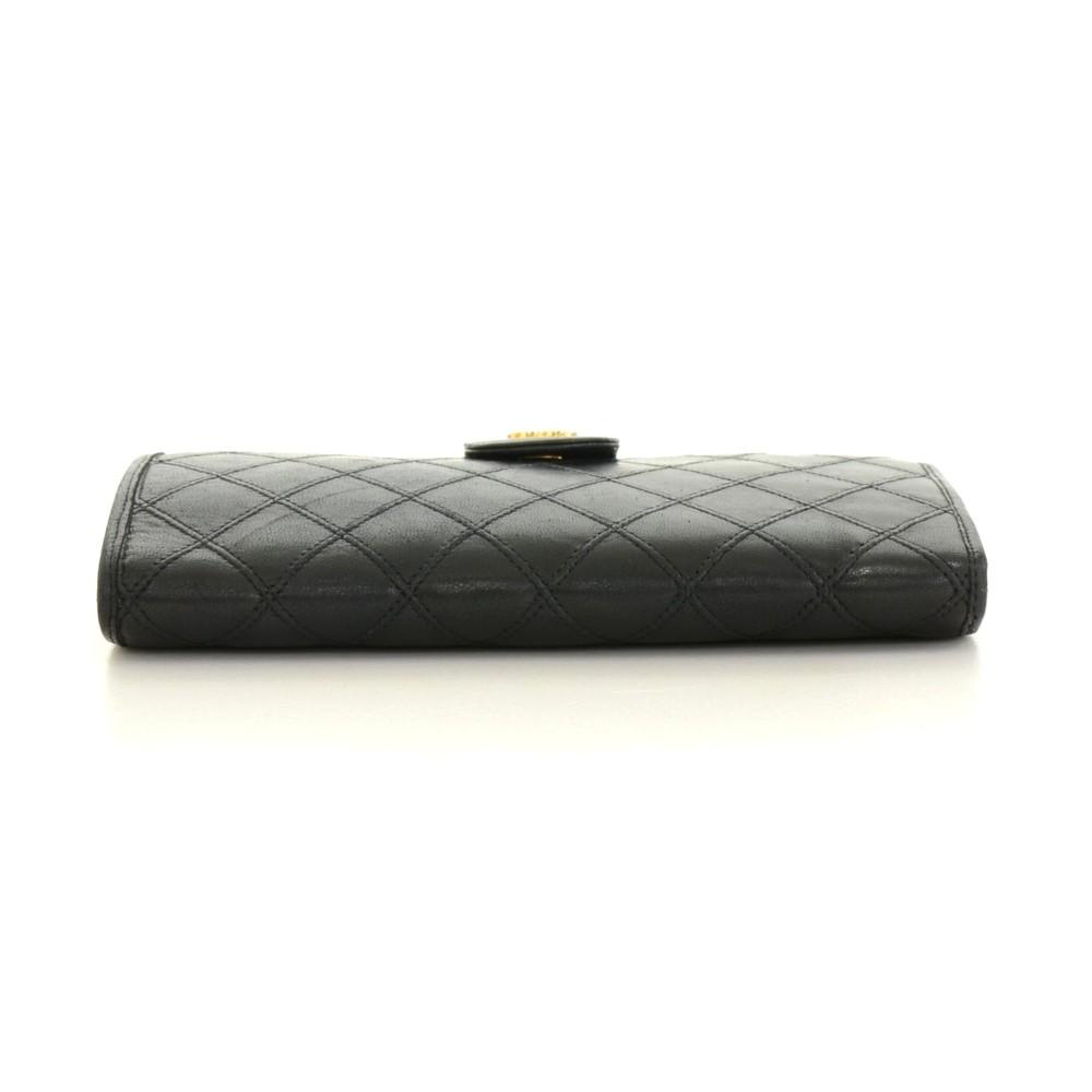 quilted leather wallet