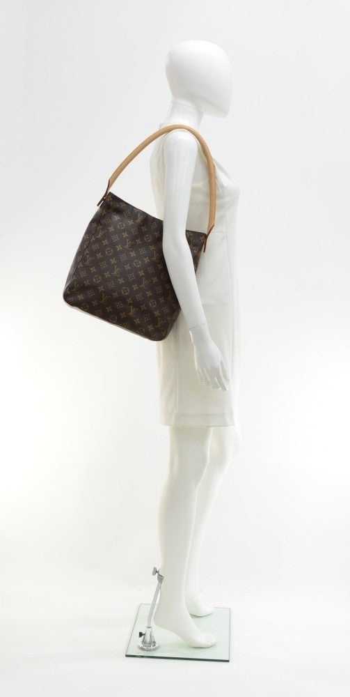 looping gm monogram canvas shoulder bag