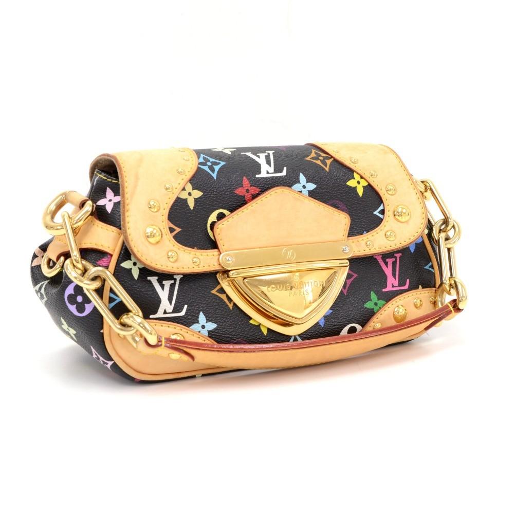 marilyn multicoloured monogram canvas handbag