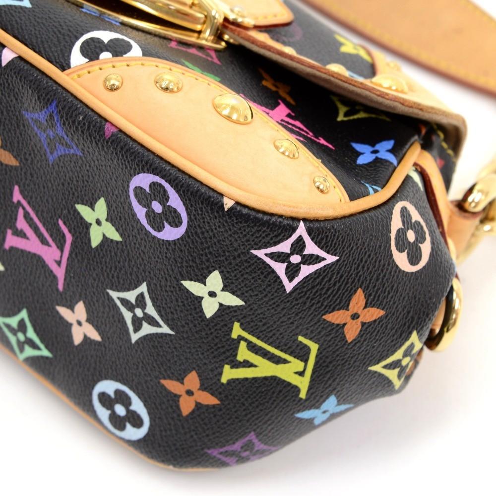 marilyn multicoloured monogram canvas handbag
