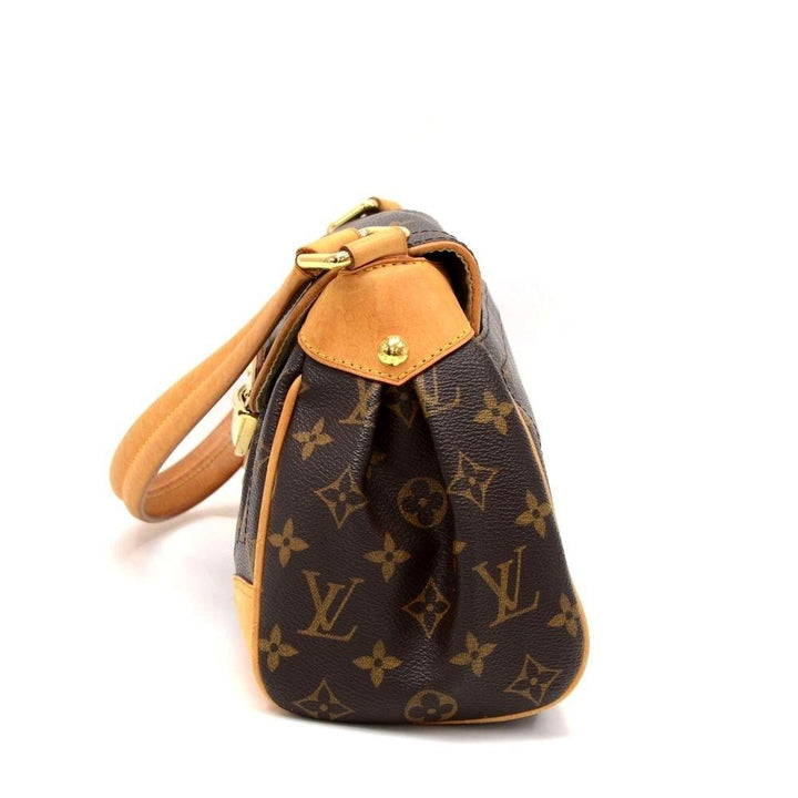 beverly mm monogram canvas shoulder bag