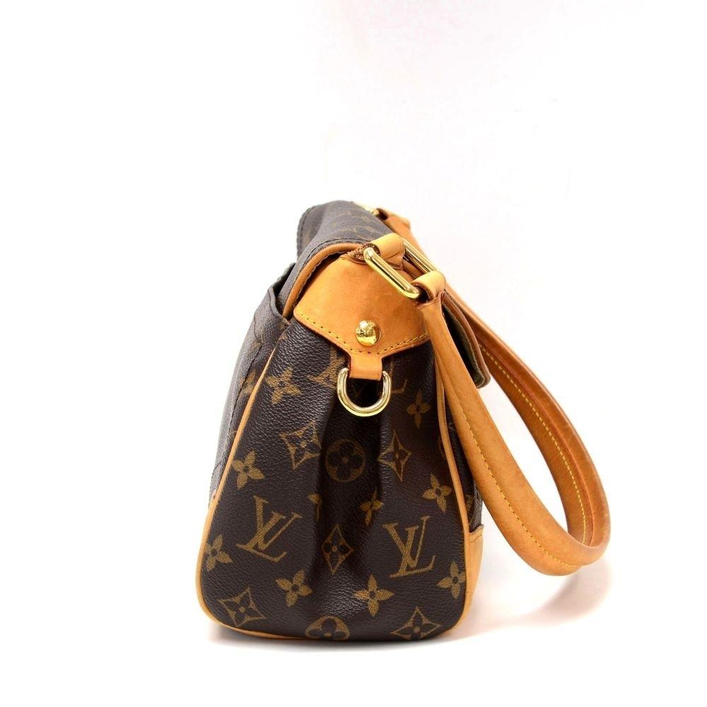 beverly mm monogram canvas shoulder bag