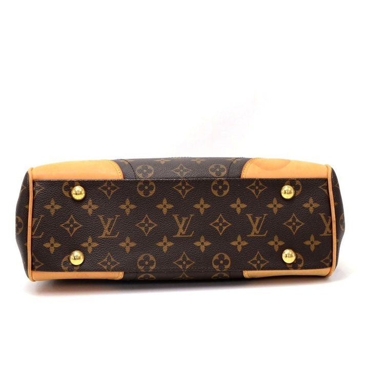 beverly mm monogram canvas shoulder bag