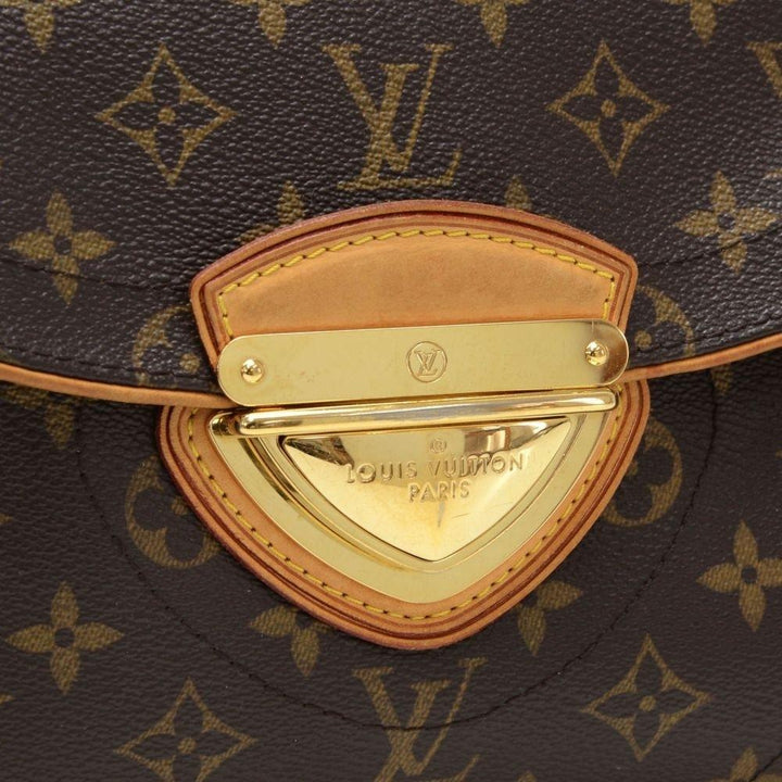 beverly mm monogram canvas shoulder bag