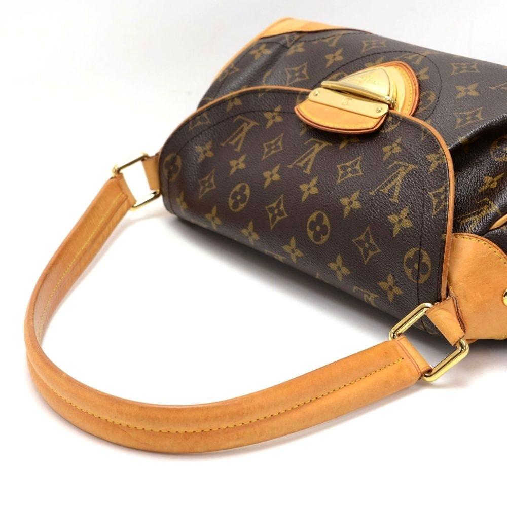 beverly mm monogram canvas shoulder bag