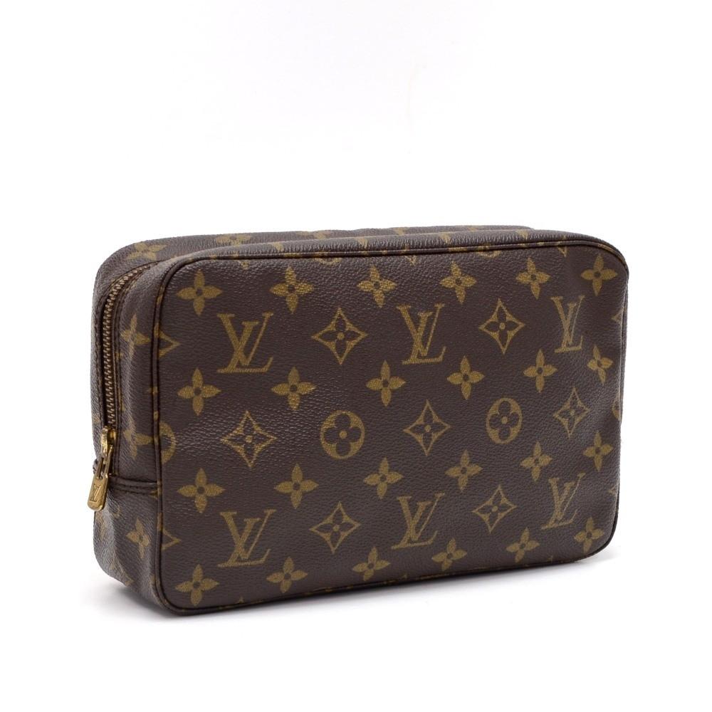 Louis Vuitton Monogram Trousse Ronde Cosmetic Bag Pouch M47626 - YI00150