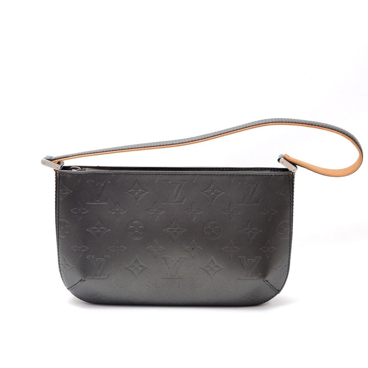 fowler monogram mat leather handbag