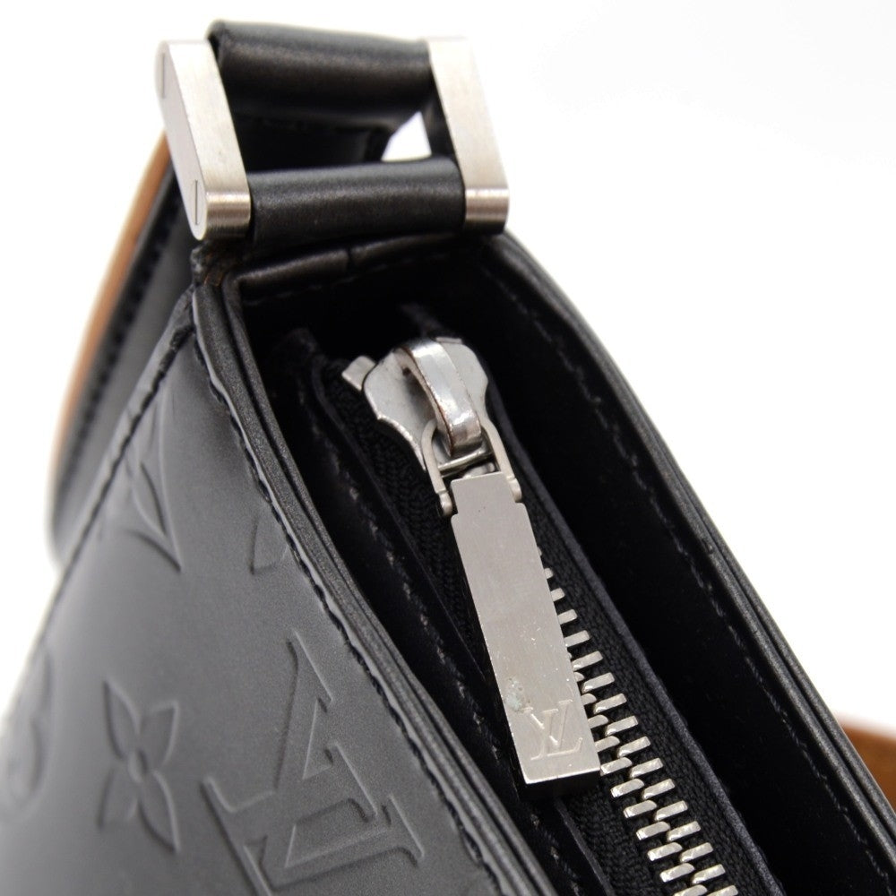 fowler monogram mat leather handbag