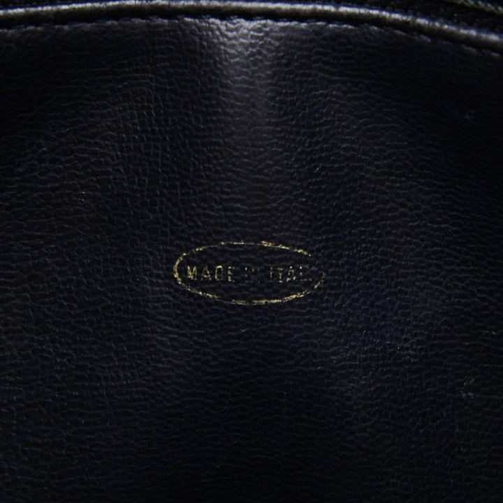 12" large caviar leather tote bag