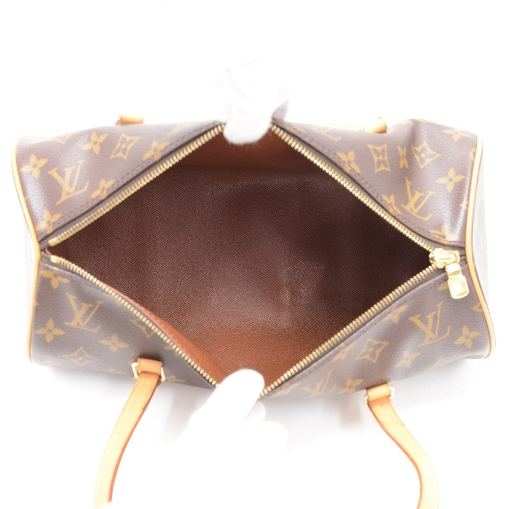 papillon 30 monogram canvas handbag with pouch