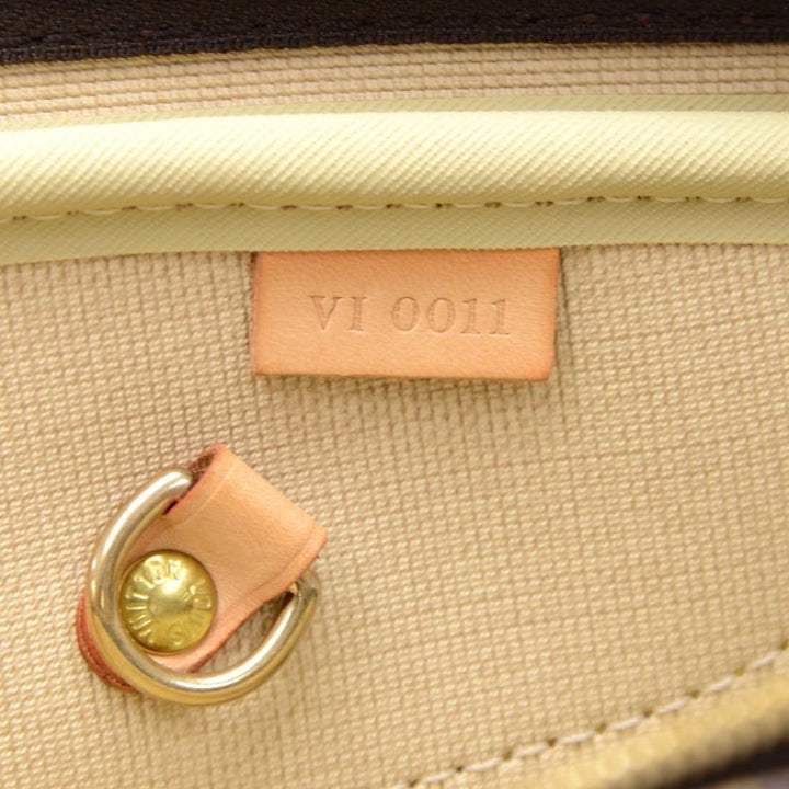 alize 24 heures monogram canvas travel bag with strap