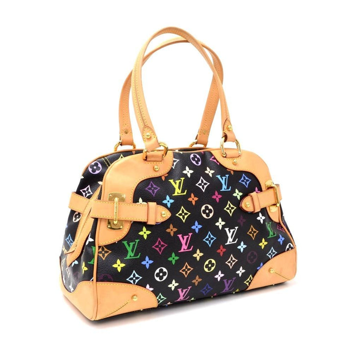 claudia multicolore monogram canvas handbag