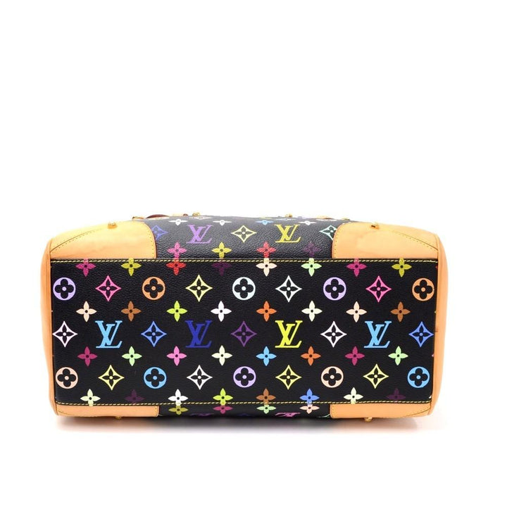 claudia multicolore monogram canvas handbag