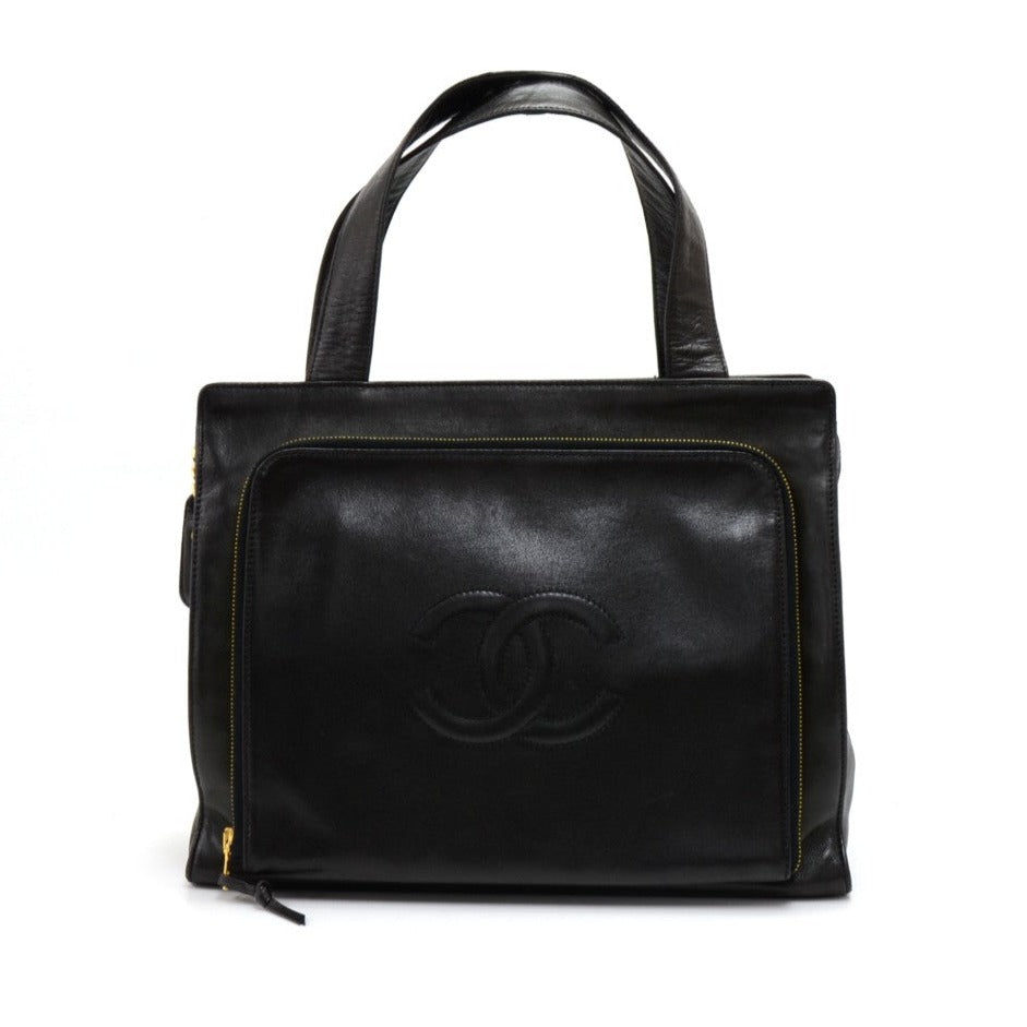 zip around pocket calfskin leather shoulder bag