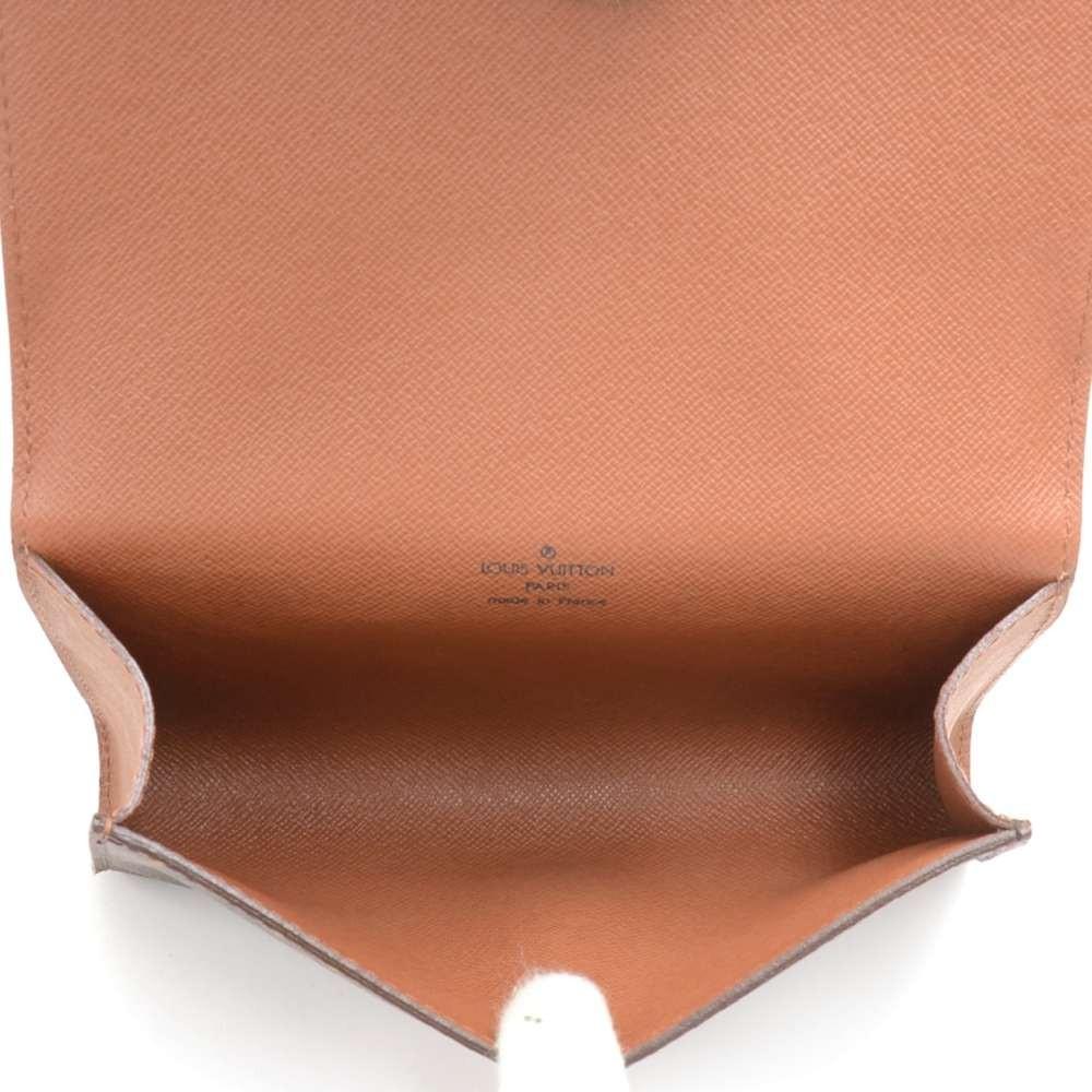 pochette arche monogram canvas clutch bag with belt