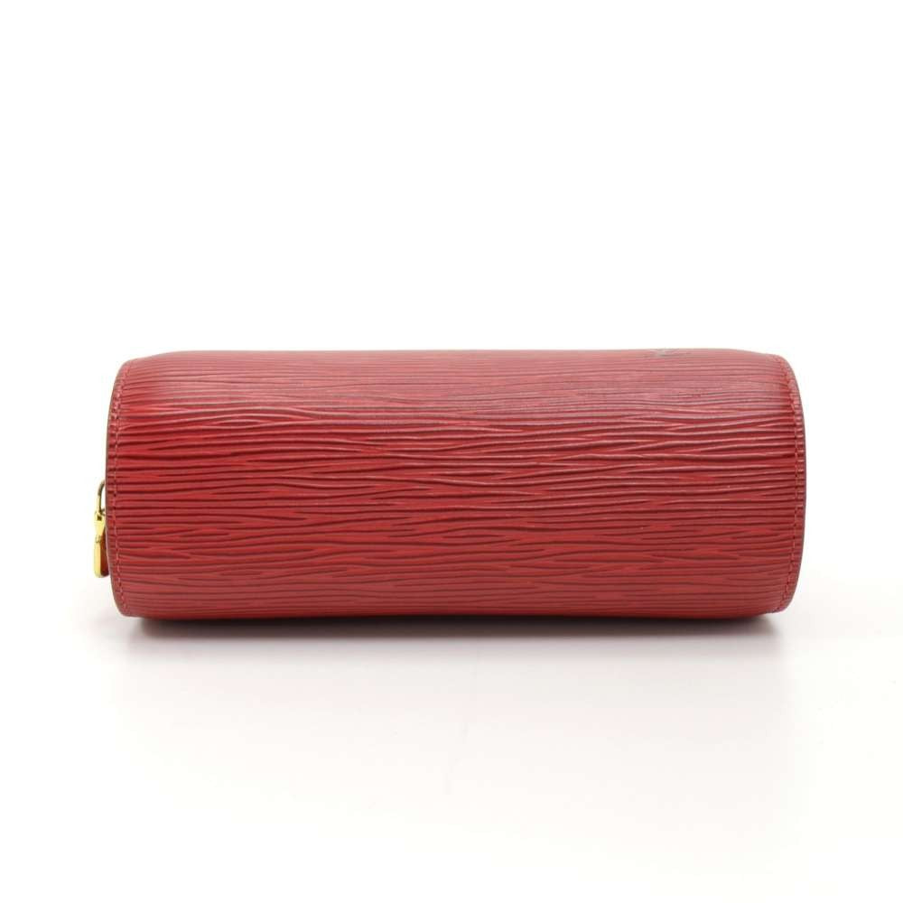dauphine epi leather cosmetic pouch