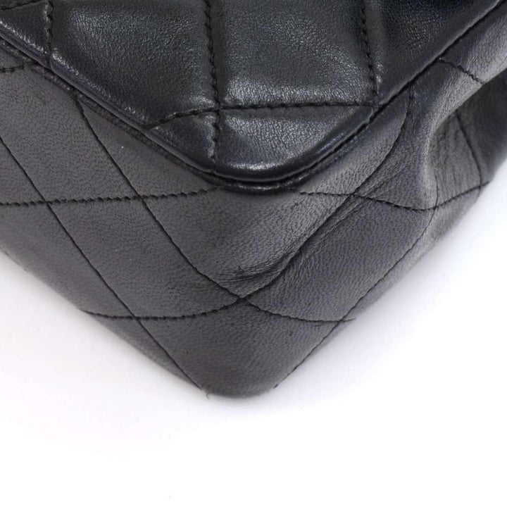 2.55 double flap quilted lambskin leather shoulder bag