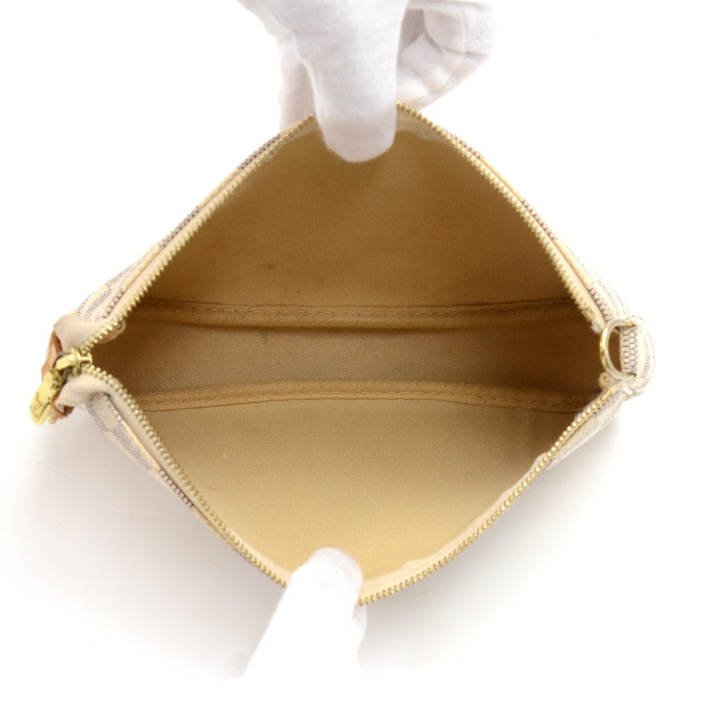pochette accessoires damier azur canvas bag with strap