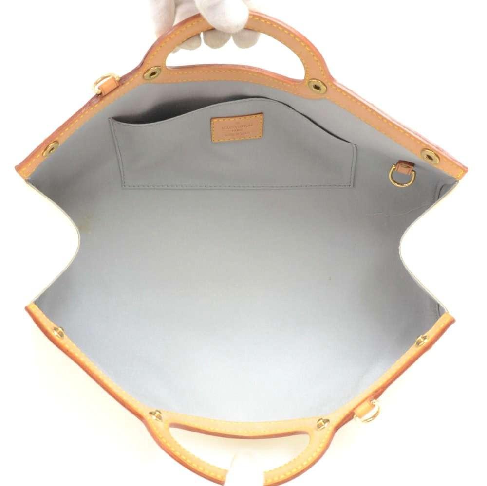 roxbury drive monogram vernis leather handbag with strap