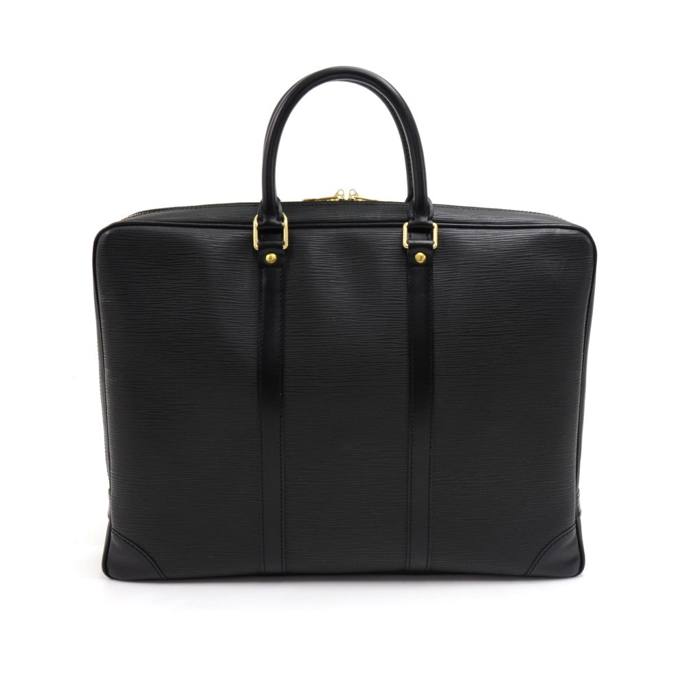 porte-documents voyage epi leather briefcase bag