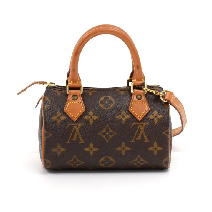 speedy sac hl monogram canvas mini handbag with strap