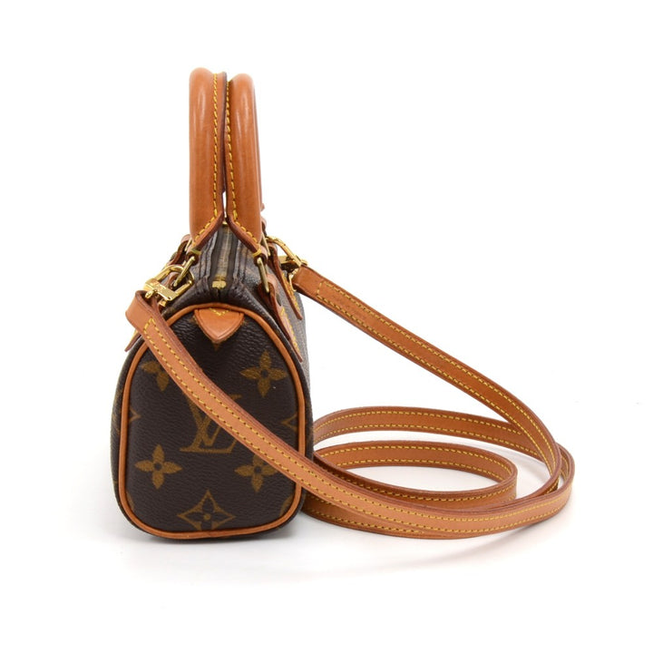 speedy sac hl monogram canvas mini handbag with strap