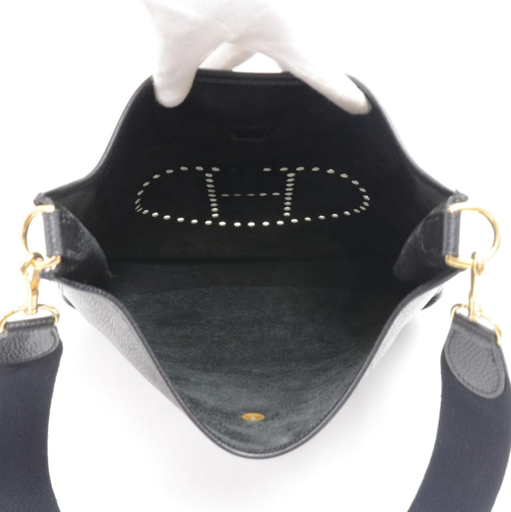evelyne i pm clemence leather shoulder bag