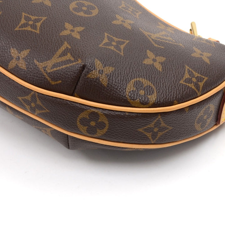 pochette croissant monogram canvas handbag