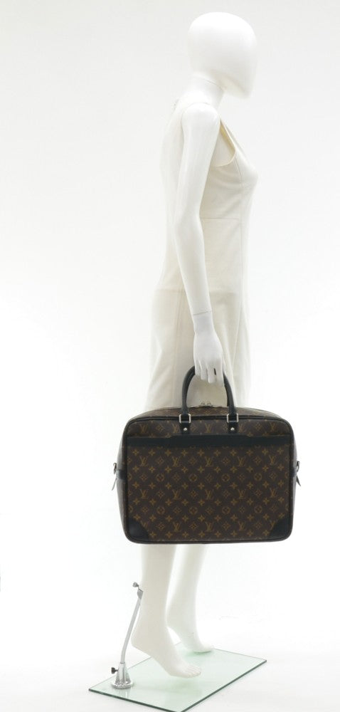 porte-documents voyage gm monogram macassar canvas briefcase bag