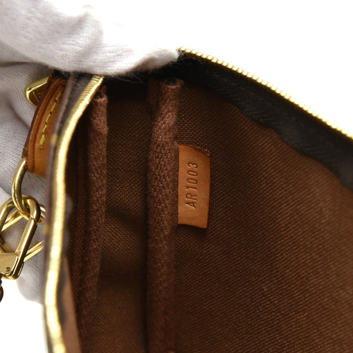 pochette accessoires monogram canvas bag with strap
