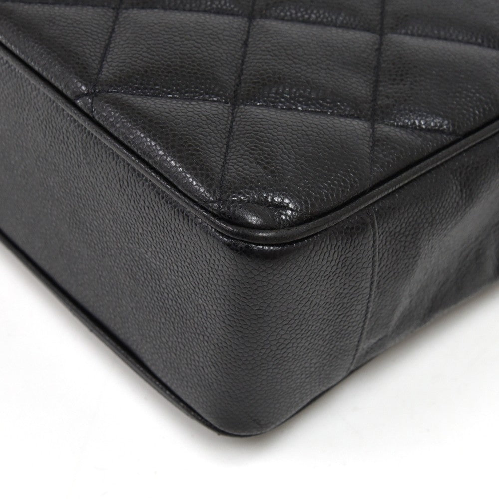 cc turnlock caviar leather bag