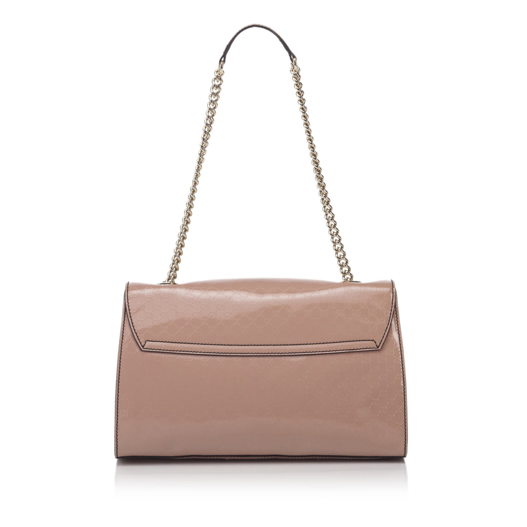 emily guccissima patent leather bag