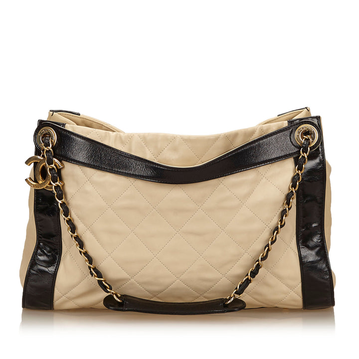 in the mix lambskin leather tote bag