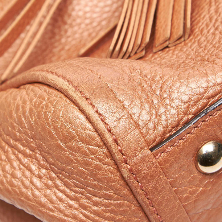 soho calf leather tassel bag