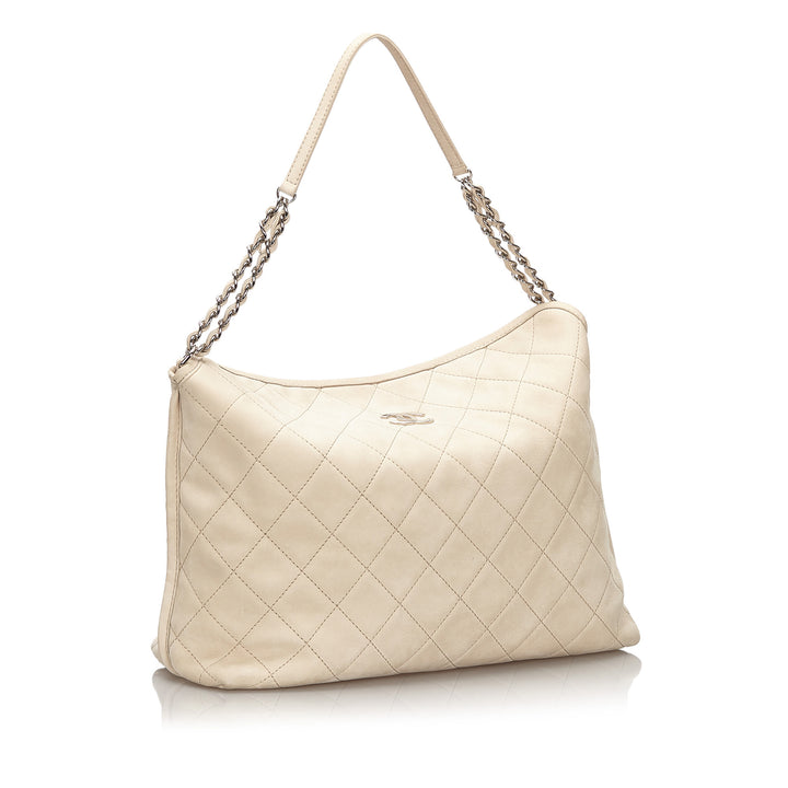 french riviera quilted suede hobo bag