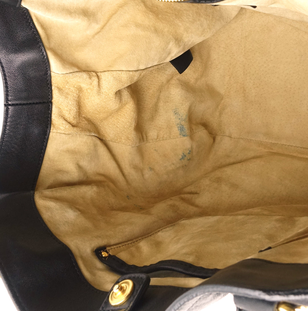 convertible bucket soft calf leather bag
